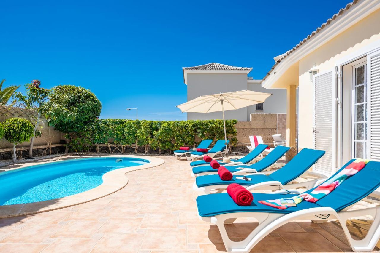 Beautiful Villa Anna With Heated Pool Costa Adeje (Tenerife) Exterior foto