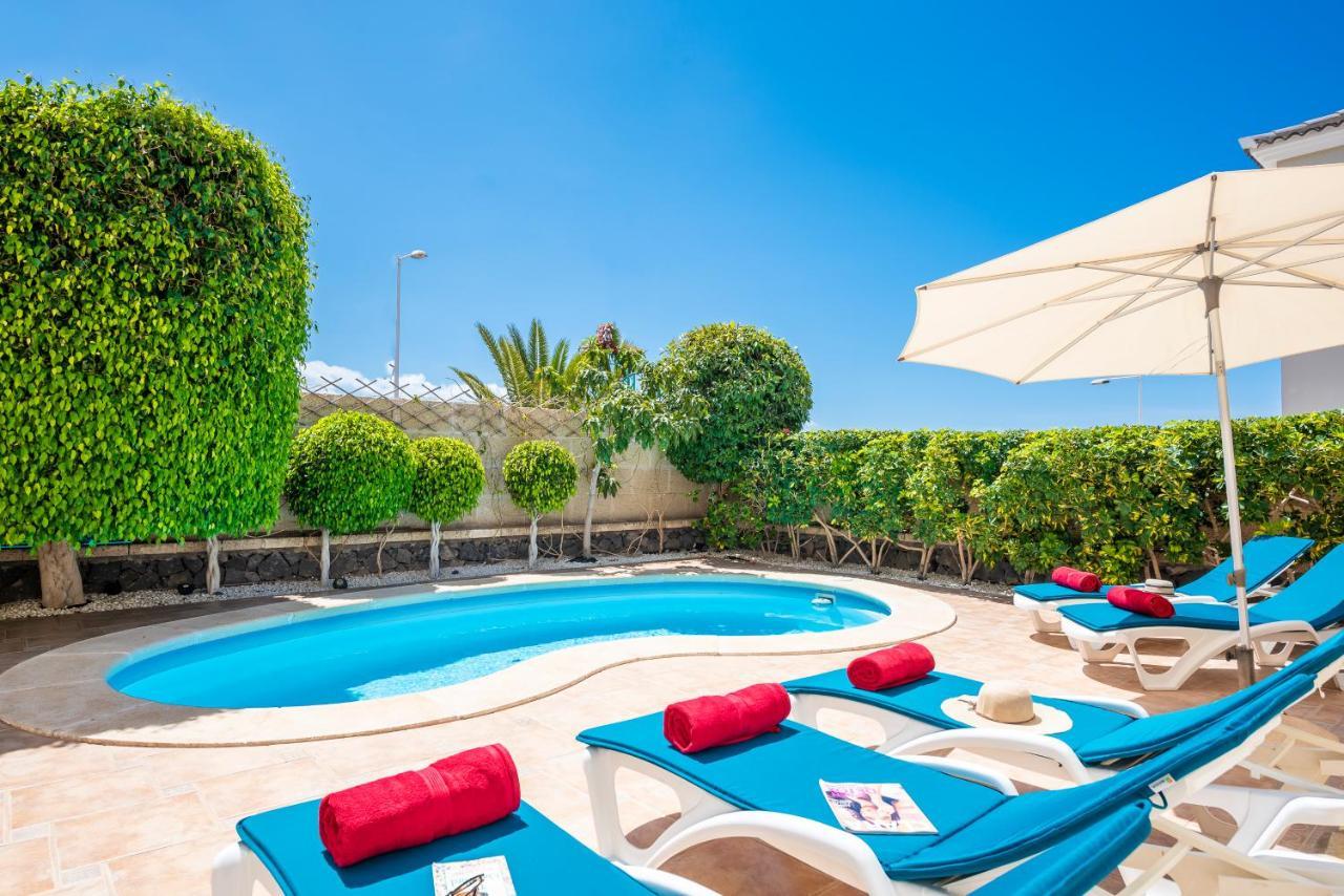 Beautiful Villa Anna With Heated Pool Costa Adeje (Tenerife) Exterior foto