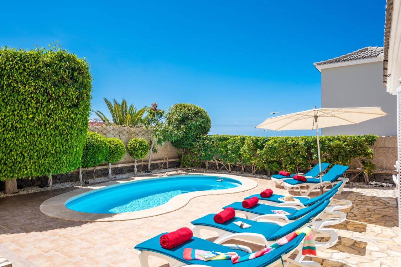 Beautiful Villa Anna With Heated Pool Costa Adeje (Tenerife) Exterior foto