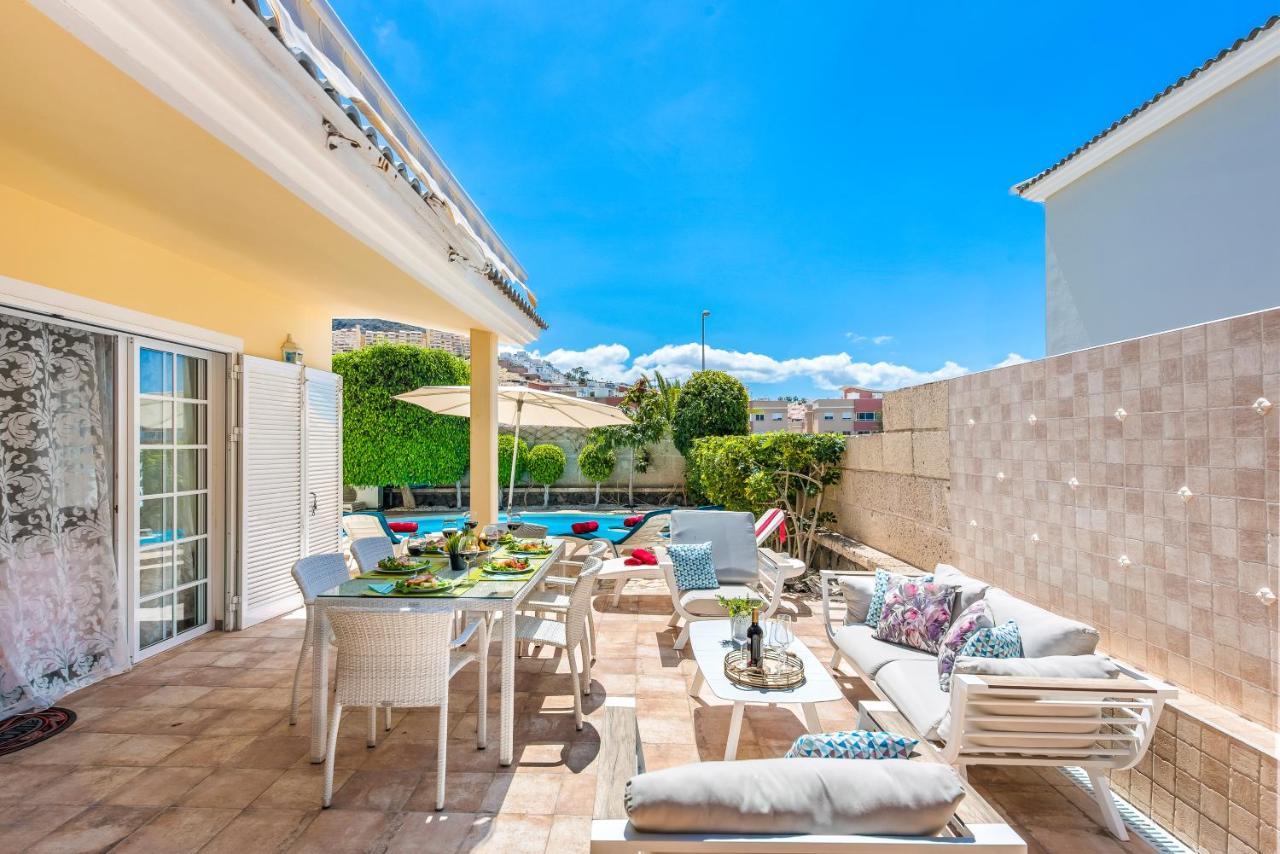Beautiful Villa Anna With Heated Pool Costa Adeje (Tenerife) Exterior foto