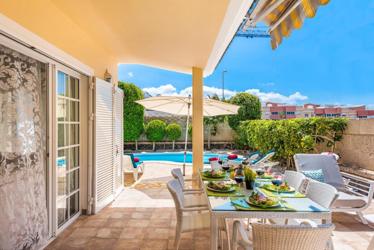 Beautiful Villa Anna With Heated Pool Costa Adeje (Tenerife) Exterior foto