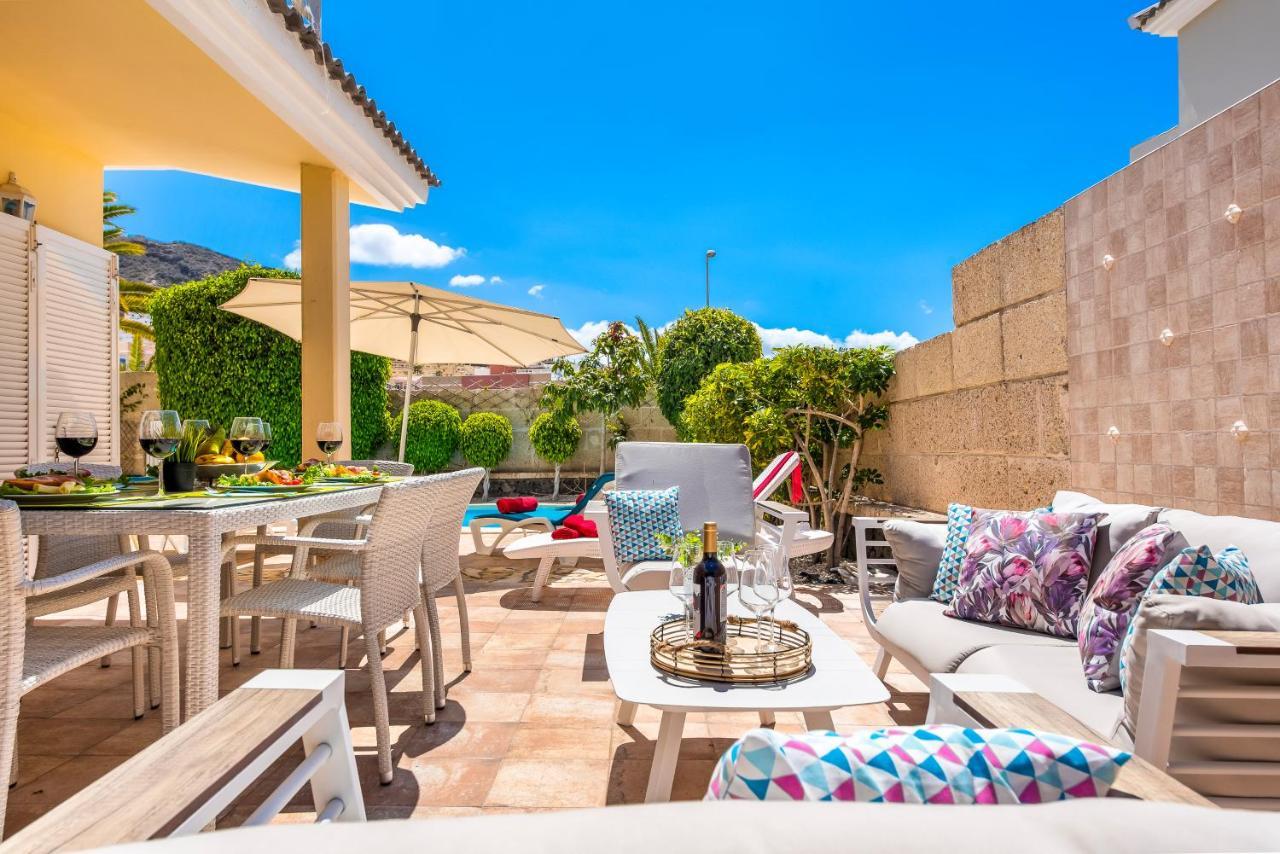 Beautiful Villa Anna With Heated Pool Costa Adeje (Tenerife) Exterior foto